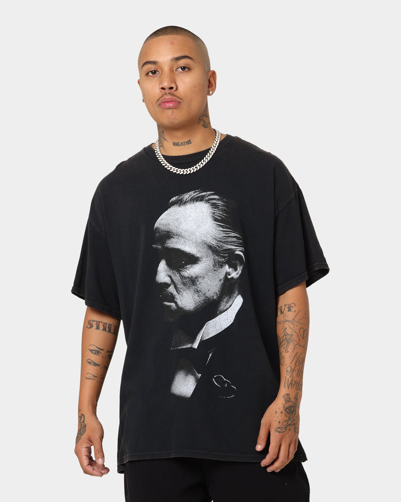 American Thrift X The Godfather The Don Vintage T-Shirt Black Wash