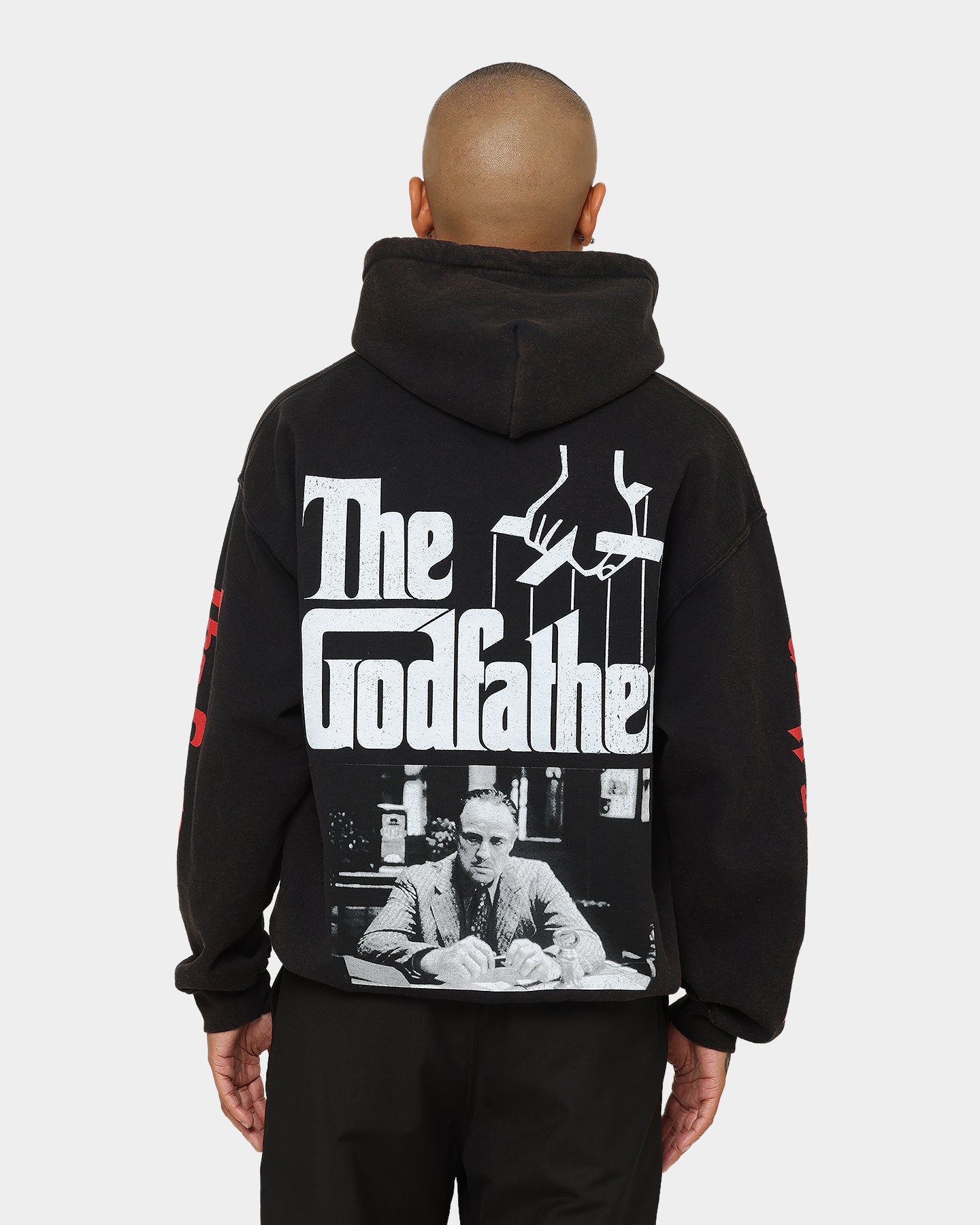 American Thrift X The Godfather The Godfather Vintage Hoodie Black