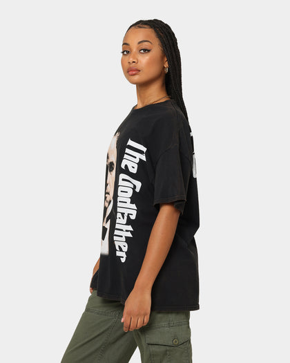 American Thrift X The Godfather The Godfather Movie Vintage T-Shirt Black Wash