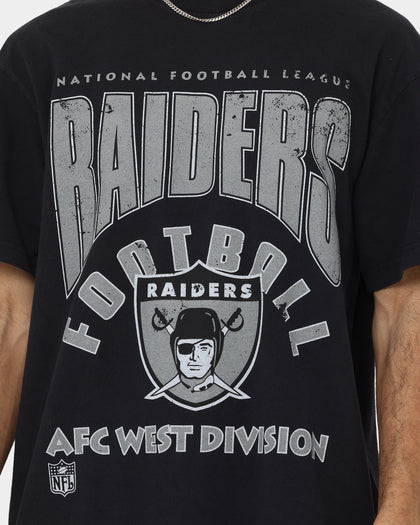 Mitchell & Ness Las Vegas Raiders Division Arch T-Shirt Faded Black