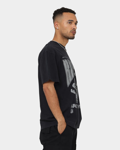 Mitchell & Ness Las Vegas Raiders Division Arch T-Shirt Faded Black