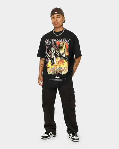 WNDRR Hollywood Hell T-Shirt Washed Black