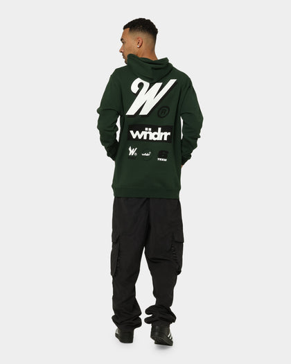 WNDRR Slender Hoodie Forest Green