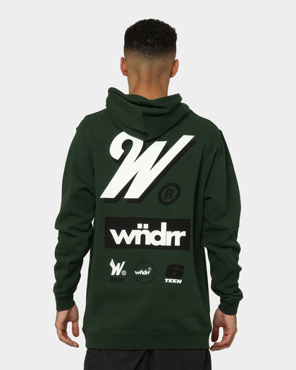 WNDRR Slender Hoodie Forest Green