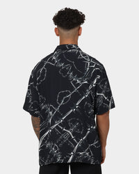 Loiter Frontline Button Up Shirt Black