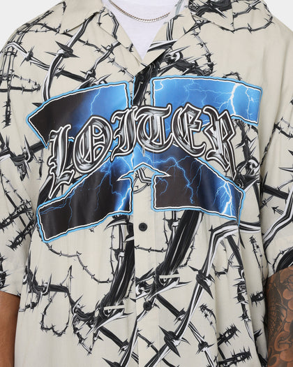 Loiter Frontline Button Up Shirt Off White