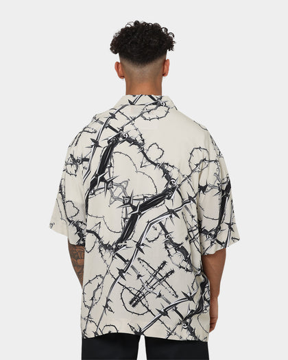 Loiter Frontline Button Up Shirt Off White