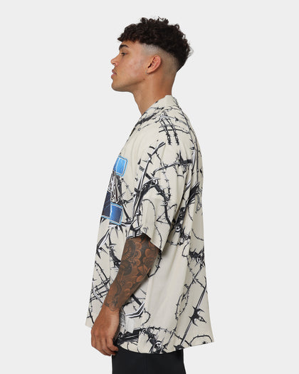 Loiter Frontline Button Up Shirt Off White