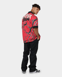 Loiter Daytona Mechanic Button Up Shirt Red