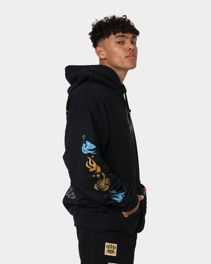 Loiter Hearts Ablaze Hoodie Black
