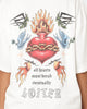 Loiter Hearts Ablaze T-Shirt Off White