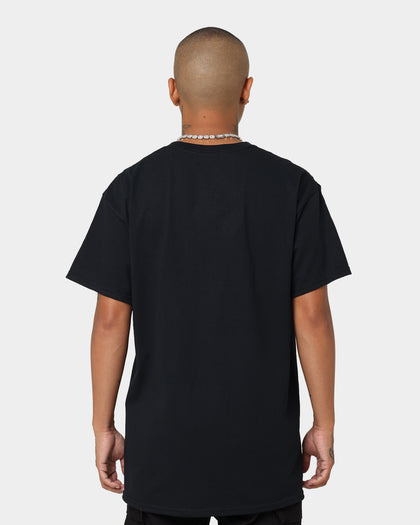 Goat Crew More Love Less Hate Puff Print T-Shirt Black/Red