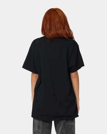 Goat Crew More Love Less Hate Puff Print T-Shirt Black/Red