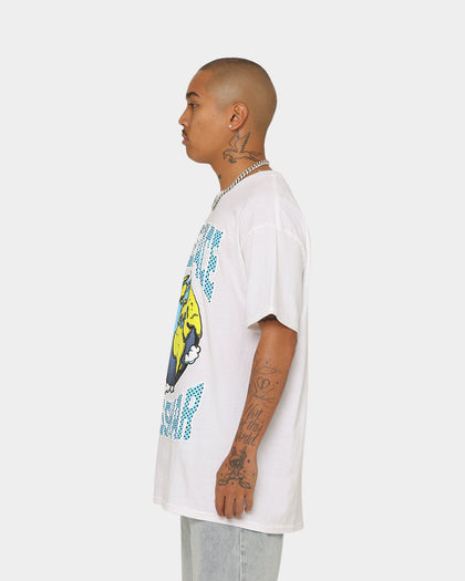 Goat Crew More Peace Less War Vintage T-Shirt White