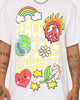 Goat Crew Peace On Earth Vintage T-Shirt White