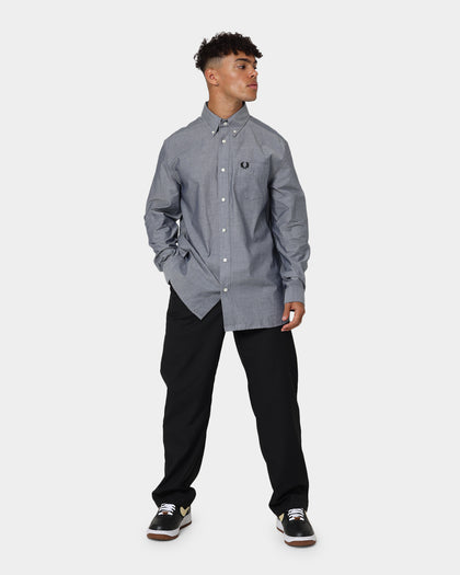 Fred Perry Button Down Collar Shirt Black