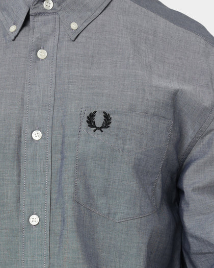 Fred Perry Button Down Collar Shirt Black