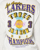 Mitchell & Ness Women's Los Angeles Lakers Three-Peat Long Sleeve T-Shirt Vintage White