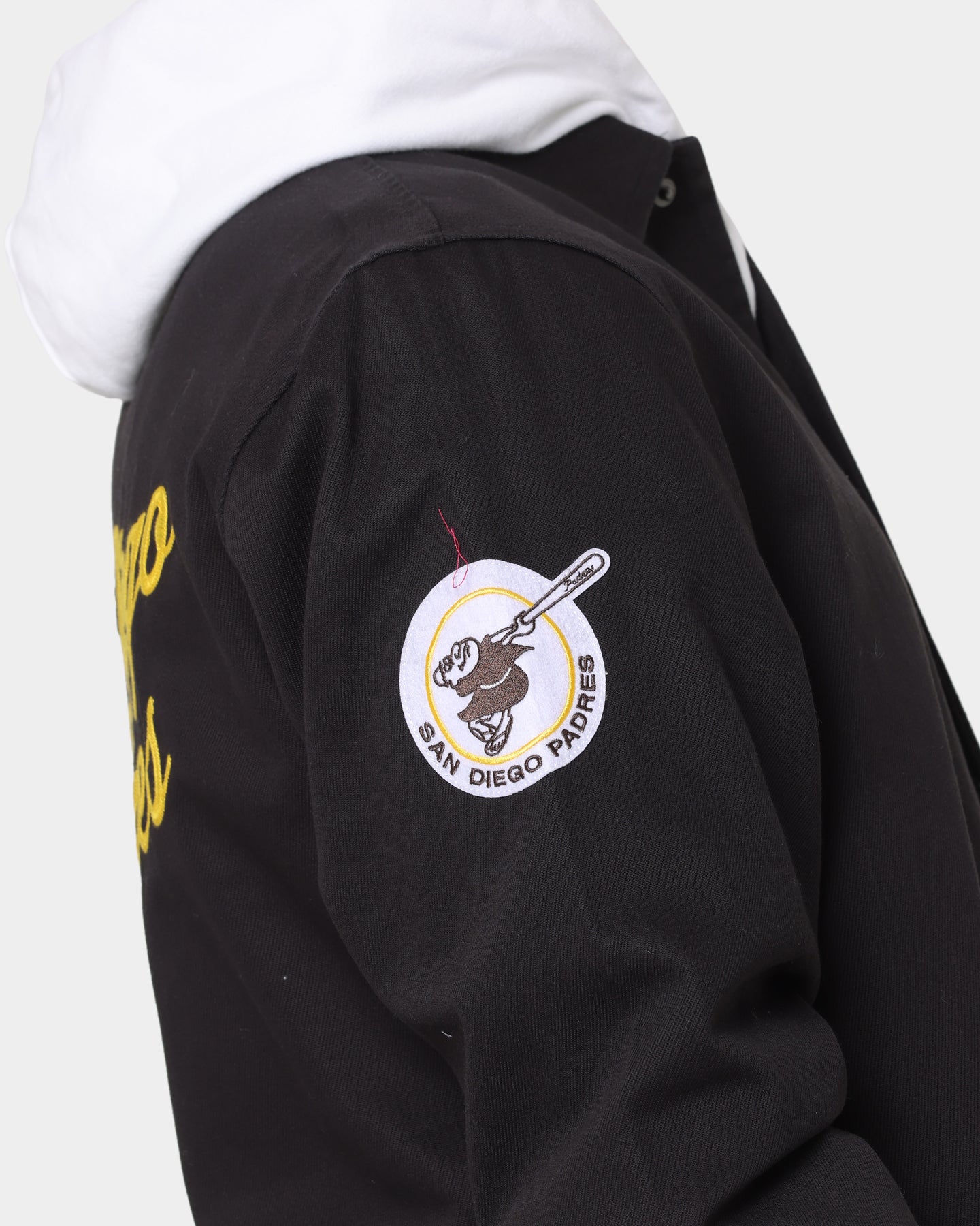 New Era San Diego Padres Heritage Coach Jacket Black | Culture