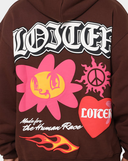 Loiter Euphoric Hoodie Brown