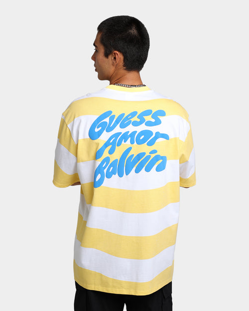 Guess Originals GUESS Originals X J Balvin Wavy T-Shirt Yellow Sunspots