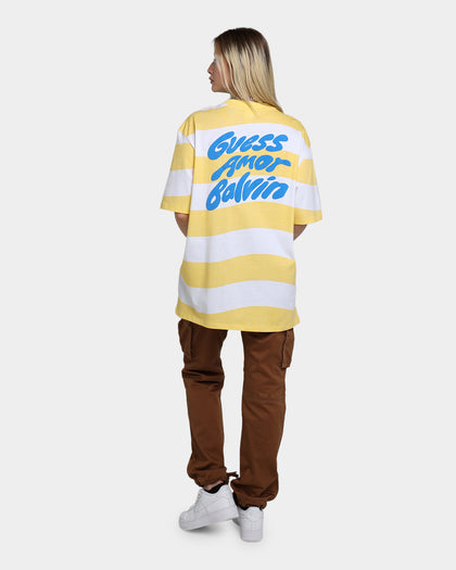 Guess Originals GUESS Originals X J Balvin Wavy T-Shirt Yellow Sunspots