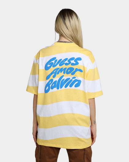 Guess Originals GUESS Originals X J Balvin Wavy T-Shirt Yellow Sunspots