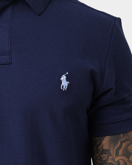 Polo Ralph Lauren Mesh Short Sleeve Polo Newport Navy/Light Blue