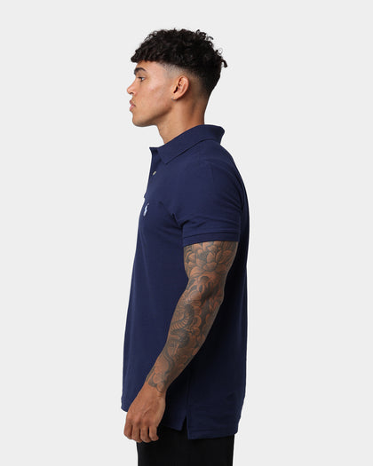 Polo Ralph Lauren Mesh Short Sleeve Polo Newport Navy/Light Blue