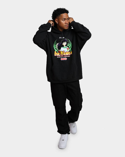 Goat Crew X InuYasha Kagome Vintage Hoodie Black Wash