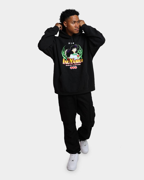 Goat Crew X InuYasha Kagome Vintage Hoodie Black Wash
