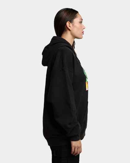 Goat Crew X InuYasha Kagome Vintage Hoodie Black Wash