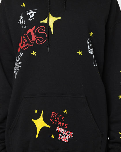 Rats Get Fat Sinners Hoodie Black