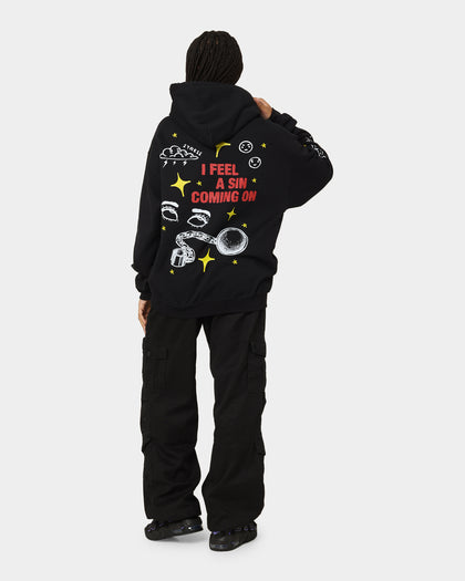 Rats Get Fat Sinners Hoodie Black