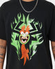 American Thrift X Samurai Jack Aku T-Shirt Black Wash