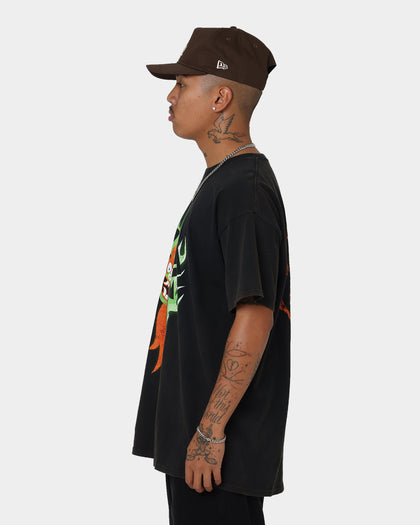 American Thrift X Samurai Jack Aku T-Shirt Black Wash