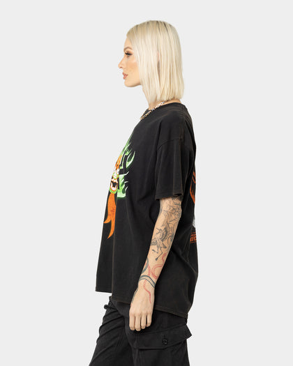 American Thrift X Samurai Jack Aku T-Shirt Black Wash