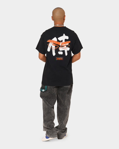American Thrift X Samurai Jack Jack Vintage T-Shirt Black