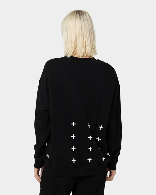 KSUBI 4X4 Biggie Crewneck Black