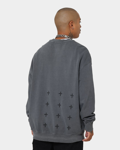 KSUBI 4X4 Biggie Crewneck Grey