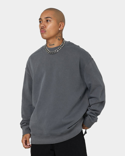 KSUBI 4X4 Biggie Crewneck Grey