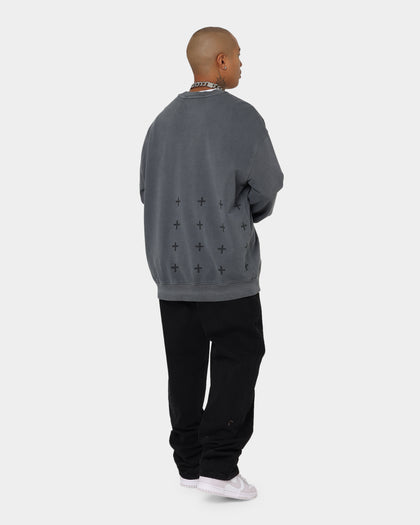 KSUBI 4X4 Biggie Crewneck Grey