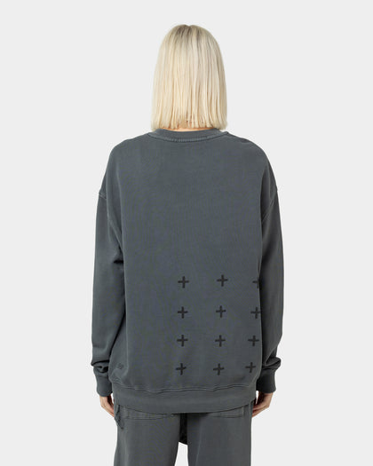 KSUBI 4X4 Biggie Crewneck Grey