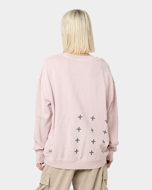 KSUBI 4 X 4 Biggie Crewneck Pink