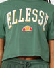 Ellesse Women's Mondo Crop T-Shirt Dark Green