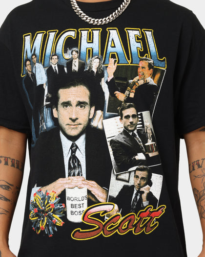 American Thrift X The Office Michael Scott Vintage T-Shirt Black
