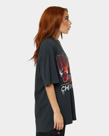Mitchell & Ness Chicago Bulls Versus Los Angeles Lakers Finals Vintage T-Shirt Raven Black