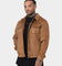 Saint Morta Faux Suede Trucker Jacket Tan