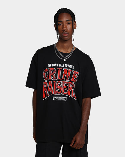 Rats Get Fat Crime Raisers T-Shirt Black