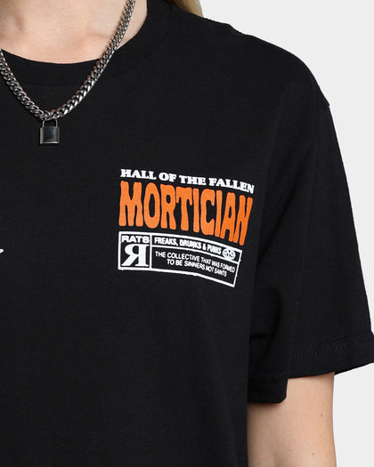 Rats Get Fat Funeral Home T-Shirt Black